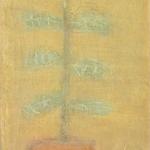 Экзотический цветок. 1997, 64х38, х.м.